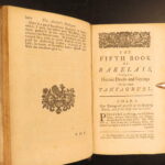 1737 – Works of Francis Rabelais | Illustrated 5v Set – Gargantua and Pantagruel