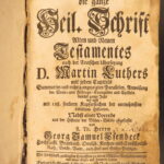 1755 – Biblia – Martin Luther | 128 Engravings, Onolzbach German Bible