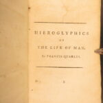 1778 – Emblems, Divine & Moral – Quarles | Illustrated Devotional Poetry, Hieroglyphicks