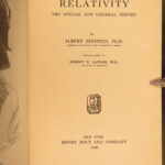 1920 – Relativity – Albert Einstein | First Edition – Foundation of Physics