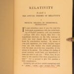 1920 – Relativity – Albert Einstein | First Edition – Foundation of Physics