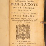 1697 – Don Quixote – Cervantes | Early Spanish Edition – Antwerp, Illustrated