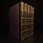 1880 – Works of Charles Dickens | Illustrated Set, Beautiful Gilt Binding, 5v