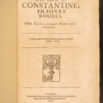 1637 – Life of Constantine – Eusebius | First English Edition – Beautiful Binding
