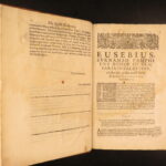 1637 – Life of Constantine – Eusebius | First English Edition – Beautiful Binding