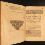 1637 – Life of Constantine – Eusebius | First English Edition – Beautiful Binding