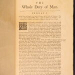 1687 – Whole Duty of Man – Allestree | Anglican, Restoration Devotional | Folio