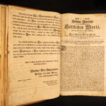 1755 – Kaspar Ulrich German Bible | First Edition | Huge Zurich Printing | Swiss Reformed