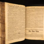 1755 – Kaspar Ulrich German Bible | First Edition | Huge Zurich Printing | Swiss Reformed