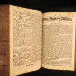 1755 – Kaspar Ulrich German Bible | First Edition | Huge Zurich Printing | Swiss Reformed
