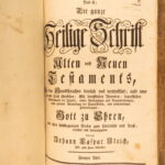 1755 – Kaspar Ulrich German Bible | First Edition | Huge Zurich Printing | Swiss Reformed