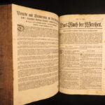 1755 – Kaspar Ulrich German Bible | First Edition | Huge Zurich Printing | Swiss Reformed