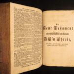 1755 – Kaspar Ulrich German Bible | First Edition | Huge Zurich Printing | Swiss Reformed