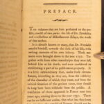 1799 – Works of Benjamin Franklin | On Slave Trade, Autobiography – Americana