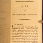1799 – Works of Benjamin Franklin | On Slave Trade, Autobiography – Americana