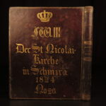 1822 – Church of Berlin Agenda | King Frederick William III Signed & Dedicated