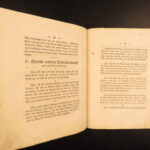 1822 – Church of Berlin Agenda | King Frederick William III Signed & Dedicated