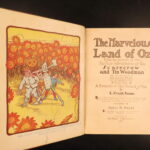 1904 Wizard of Oz 1ed Marvelous Land of Oz Sequel to L. Frank Baum Illustrated