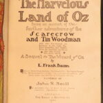 1904 Wizard of Oz 1ed Marvelous Land of Oz Sequel to L. Frank Baum Illustrated