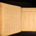 1862 – Johnson’s New Family Atlas | Enormous Hand-Colored Maps | World Maps