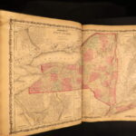 1862 – Johnson’s New Family Atlas | Enormous Hand-Colored Maps | World Maps