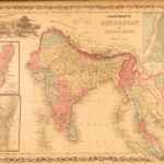 1862 – Johnson’s New Family Atlas | Enormous Hand-Colored Maps | World Maps
