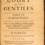 1671 – Court of the Gentiles – Theophilus Gale | Hebrew Philosophy & Theology