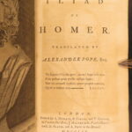 1759 – Iliad & Odyssey – Homer | Famous Alexander Pope English – 8v Set