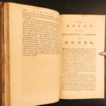 1759 – Iliad & Odyssey – Homer | Famous Alexander Pope English – 8v Set