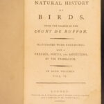1793 – Natural History of Birds – Buffon | English Edition – Illustrated Ornithology