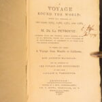 1798 – Voyage Round the World – La Perouse | Folding Map + Vancouver Voyages