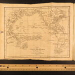 1798 – Voyage Round the World – La Perouse | Folding Map + Vancouver Voyages
