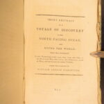 1798 – Voyage Round the World – La Perouse | Folding Map + Vancouver Voyages