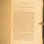 1798 – Voyage Round the World – La Perouse | Folding Map + Vancouver Voyages