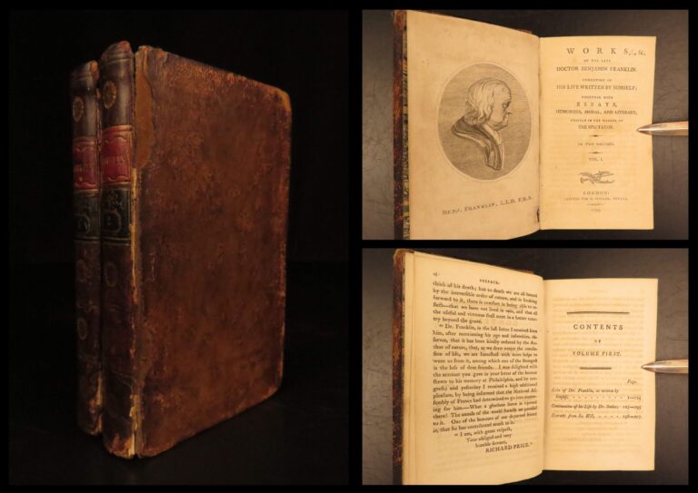 Image of 1799 – Works of Benjamin Franklin | On Slave Trade, Autobiography – Americana
