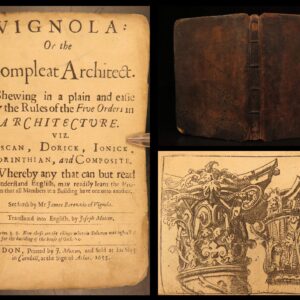 1655 – Five Orders of Architecture – Vignola | Illustrated Columns & Art, English ed