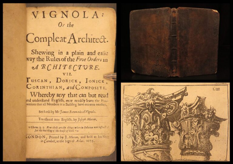 Image of 1655 – Five Orders of Architecture – Vignola | Illustrated Columns & Art, English ed