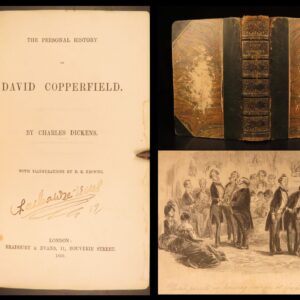 1850 – David Copperfield – Charles Dickens | First Printing, Phiz Illustrations