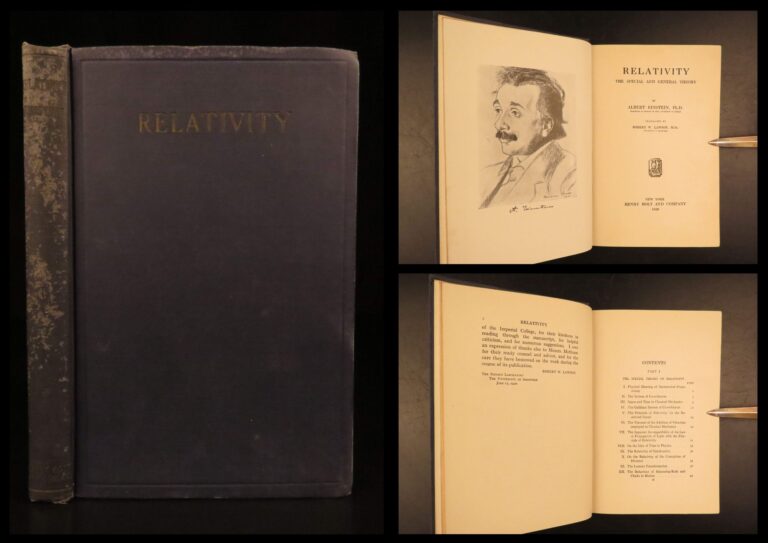 Image of 1920 – Relativity – Albert Einstein | First Edition – Foundation of Physics
