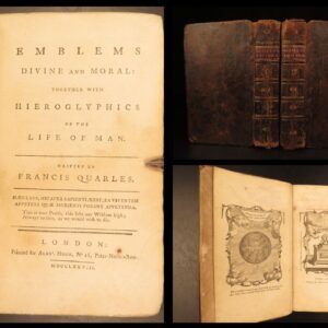 1778 – Emblems, Divine & Moral – Quarles | Illustrated Devotional Poetry, Hieroglyphicks