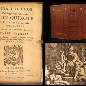 1697 – Don Quixote – Cervantes | Early Spanish Edition – Antwerp, Illustrated