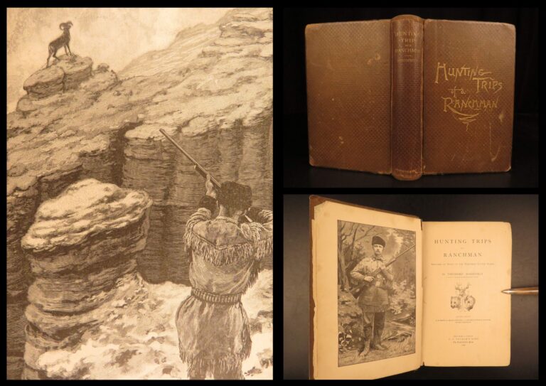 Image of 1886 – Hunting Trips of a Ranchman – Theodore Roosevelt | First Edition