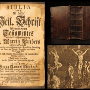 1755 – Biblia – Martin Luther | 128 Engravings, Onolzbach German Bible