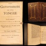 1675 – Government of the Tongue – Allestree | English Linguistics & Speech