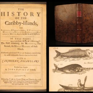 1666 – History of Caribbean Islands – Rochefort | Famous First English Edition