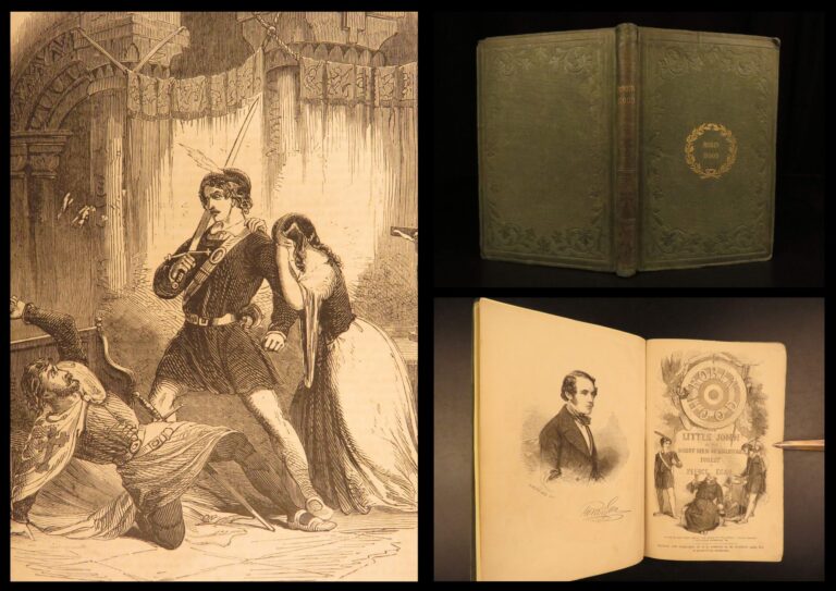 Image of 1850 – Robin Hood & Little John – Egan | First Edition, Famous English Folklore