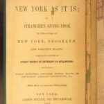 1862 – Enormous Map of New York City | New York, As It Is – Miller, Brooklyn