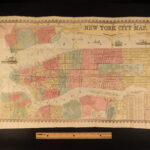 1862 – Enormous Map of New York City | New York, As It Is – Miller, Brooklyn