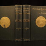 1885 General Ulysses S. Grant 1ed Civil War Memoirs of Union Illustrated MAPS 2v