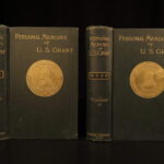 1885 General Ulysses S. Grant 1ed Civil War Memoirs of Union Illustrated MAPS 2v